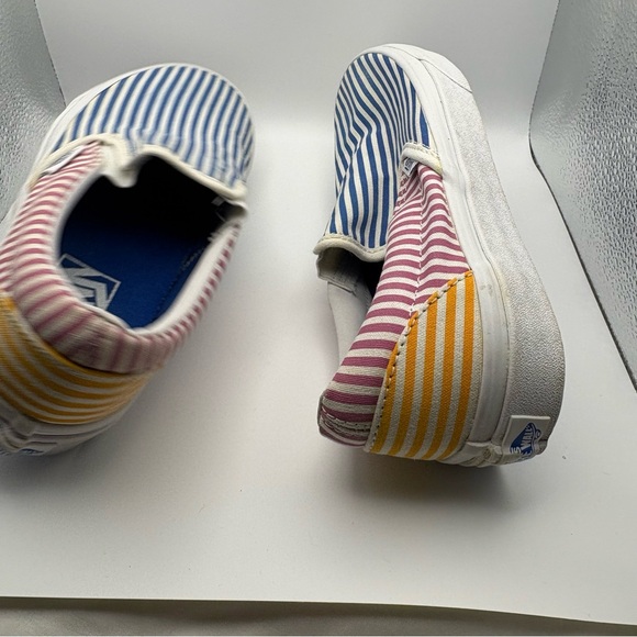 Vans Classic Slip-on Deck Club Mix Stripes 7 sneakers walking casual - Picture 8 of 10